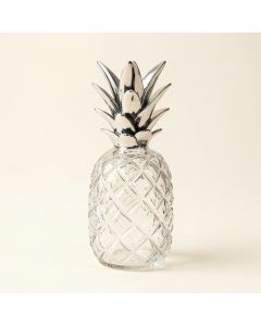 Silver Glass Stem Pineapple (synthetic illustration; no displayed measurements)