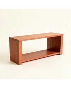 Heath Crest Narrow Outdoor Storage Bench - Terracotta (synthetic illustration; no displayed measurements)