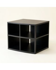 Alder Bluff Desktop Shelving Unit - Black (synthetic illustration; no displayed measurements)