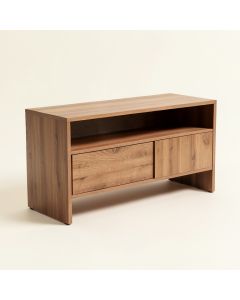 Aule 31.3 Solid Wood Console Table (synthetic illustration; no displayed measurements)