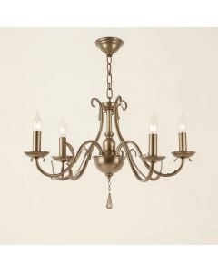 Mahalia 5 - Light Candle Style Empire Chandelier (synthetic illustration; no displayed measurements)