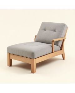 Gemma Tufted Armless Chaise Lounge (synthetic illustration; no displayed measurements)