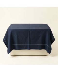 Moss Brook Flat Bed Sheet - Navy (synthetic illustration; no displayed measurements)