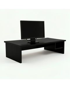 Dune Dale Desktop Monitor Riser - Black (synthetic illustration; no displayed measurements)