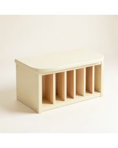 Aspen Dell Shoe Storage Bench - Cream (synthetic illustration; no displayed measurements)