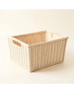 Laurel Canyon Empty Storage Basket - White (synthetic illustration; no displayed measurements)