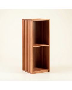 Spruce Branch Narrow Cubby Tower - Terracotta (synthetic illustration; no displayed measurements)
