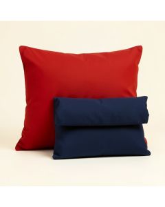 Lemon Frosting Indoor/Outdoor , Removable Cover Pillow , Large & 1 Lumbar Pillow (synthetic illustration; no displayed measurements)