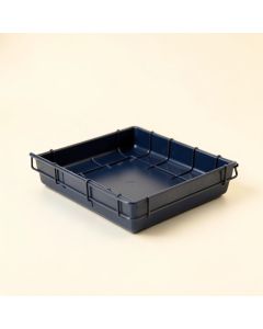 Cedar Crest Empty Under-Desk Cable Tray - Navy (synthetic illustration; no displayed measurements)