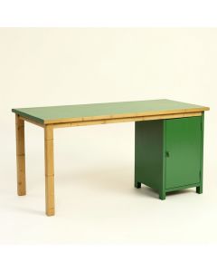 Laurel Bend Empty Workshop Workbench - Green (synthetic illustration; no displayed measurements)