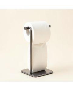 Free Standing Toilet Paper Holder With Reserve (synthetic illustration; no displayed measurements)