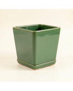 Pine Bend Empty Planter - Green (synthetic illustration; no displayed measurements)