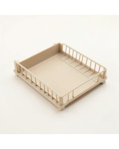 Bay Field Empty Under-Desk Cable Tray - Beige (synthetic illustration; no displayed measurements)