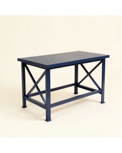 Harbor Arc Empty Workshop Workbench (synthetic illustration; no displayed measurements)