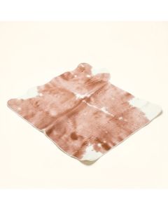 Bonham Cowhide Rose Gold/White Area Rug (synthetic illustration; no displayed measurements)
