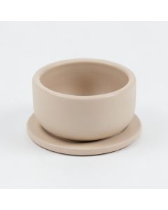 Bay Bend Empty Candle Holder - Beige (synthetic illustration; no displayed measurements)