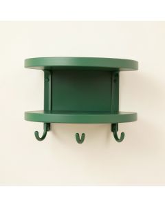 Aspen Arc Wall-Mounted Entryway Organizer Shelf (synthetic illustration; no displayed measurements)