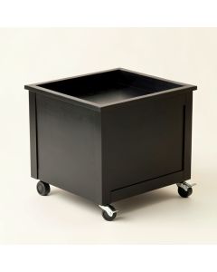Ash Crest Empty Rolling Workshop Cart - Black (synthetic illustration; no displayed measurements)