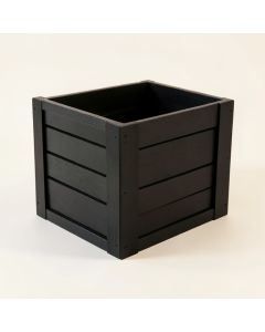 Dune Branch Empty Furniture-Style Litter Enclosure - Black (synthetic illustration; no displayed measurements)
