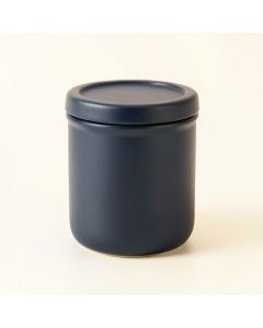 Holly Crossing Storage Canister With Lid - Navy (synthetic illustration; no displayed measurements)