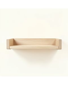 Pine Crest Wall-Mounted Shelf - Beige (synthetic illustration; no displayed measurements)