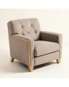 Almeda 29.75 '' Wide Tufted Polyester Armchair (synthetic illustration; no displayed measurements)