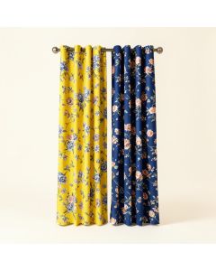 Baldvina Floral Room Darkening Thermal Curtain Panels (synthetic illustration; no displayed measurements)