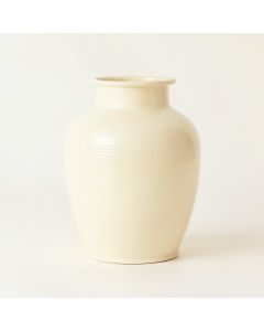 Dawn Canyon Empty Decorative Vase - Cream (synthetic illustration; no displayed measurements)