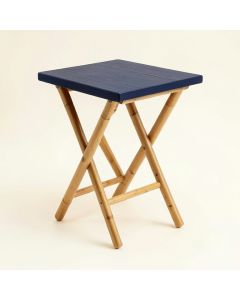 Stone Dale Compact Balcony Table - Navy (synthetic illustration; no displayed measurements)