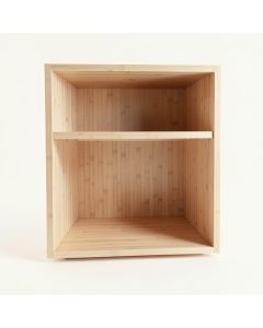 Sage Arc Empty Mug-Storage Cabinet Insert - Beige (synthetic illustration; no displayed measurements)