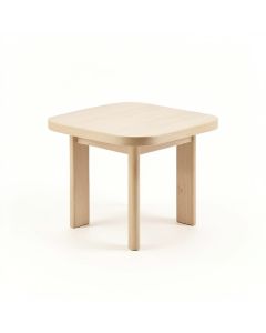 Alder Bridge Compact Balcony Table - Beige (synthetic illustration; no displayed measurements)