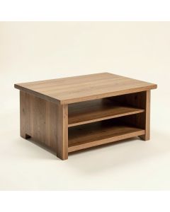 Neddy Solid Wood Coffee Table With Storage (synthetic illustration; no displayed measurements)