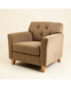 Valeria 30 '' Wide Tufted Polyester Armchair (synthetic illustration; no displayed measurements)