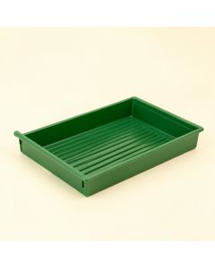 Sage Arc Empty Under-Desk Cable Tray (synthetic illustration; no displayed measurements)