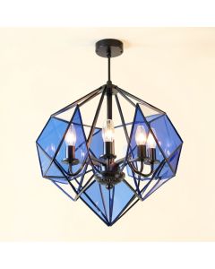 Carpentras 6 - Light Unique Geometric Chandelier (synthetic illustration; no displayed measurements)