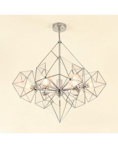 Lenna Unique / Statement Geometric Chandelier (synthetic illustration; no displayed measurements)