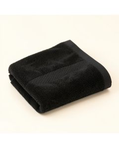 Cliff Edge Bath Towel - Black (synthetic illustration; no displayed measurements)