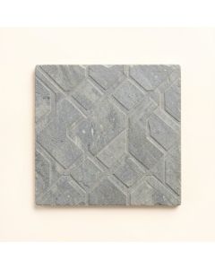 Lake Crossing Uninstalled Square Decorative Tile - Gray (synthetic illustration; no displayed measurements)