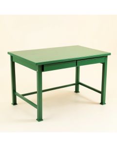 Olive Crossing Empty Workshop Workbench - Green (synthetic illustration; no displayed measurements)