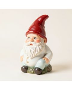 Dewan Ceramic Lady Gnome Garden Statue (synthetic illustration; no displayed measurements)