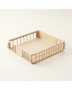 Sage Bluff Empty Under-Desk Cable Tray - Beige (synthetic illustration; no displayed measurements)