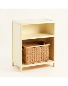 Harbor Dell Freestanding Pull-Out Hamper Cabinet - Cream (synthetic illustration; no displayed measurements)