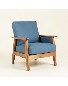 Reed Canyon Upholstered Armchair - Blue (synthetic illustration; no displayed measurements)
