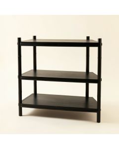Juniper Brook Empty Seed-Starting Shelving Unit Without Lights - Black (synthetic illustration; no displayed measurements)