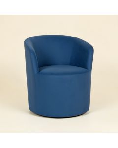 Alycia 41 '' Wide Swivel Barrel Chair (synthetic illustration; no displayed measurements)