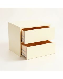 Pine Crossing Under-Desk Drawer Unit - Ivory (synthetic illustration; no displayed measurements)