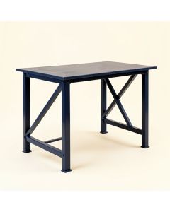Flint Edge Empty Workshop Workbench - Navy (synthetic illustration; no displayed measurements)