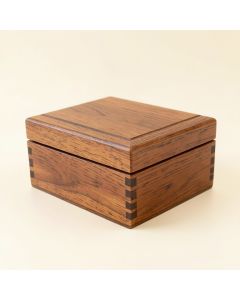 Cincinnatus Rustic Paneled Jewelry Box (synthetic illustration; no displayed measurements)