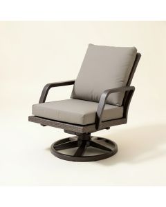 Wellow Baytree Egg Swivel Patio Chair With Cushions (synthetic illustration; no displayed measurements)