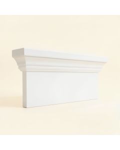 Preston 12 '' H X 96 '' W X 15 3/8 '' D Crown Molding (synthetic illustration; no displayed measurements)